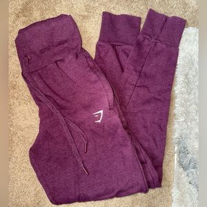 Women's Gymshark Sweatpants, Maroon